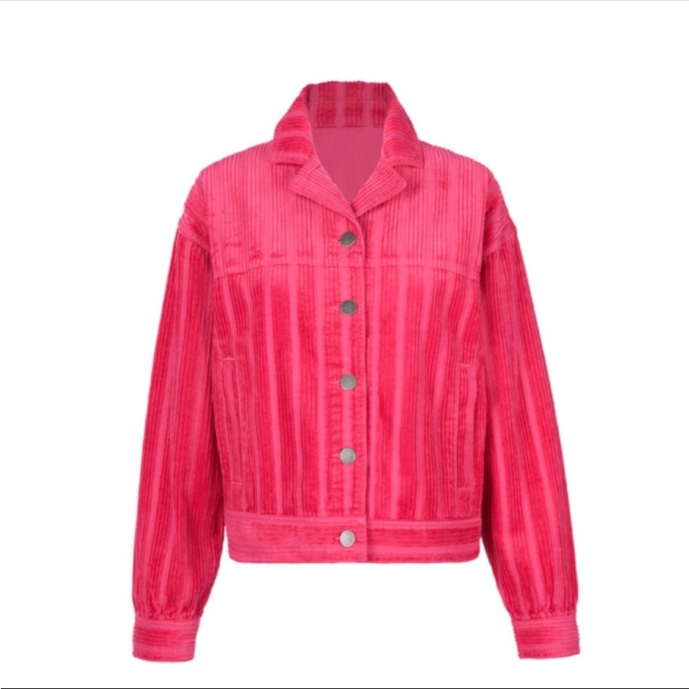 🌺SPRING SALE🌺 Cabi Pink Corduroy Cheeky Topper Jacket